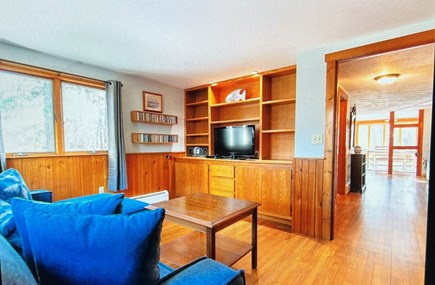 Wellfleet Cape Cod vacation rental - The den bright and comfortable with a pull out sofa.