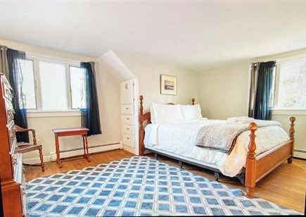 Wellfleet Cape Cod vacation rental - King master bedroom upstairs. Very comfortable bed.