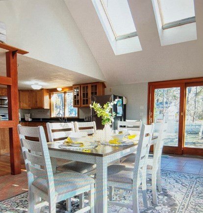 Wellfleet Cape Cod vacation rental - Dining for six with two additional chairs, able to seat 8