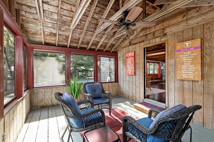 South Dennis Cape Cod vacation rental - Screened Porch