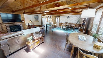 South Dennis Cape Cod vacation rental - Open Living/Dining with Game Table