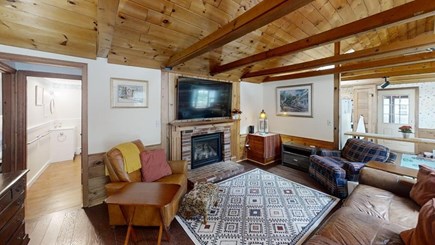 South Dennis Cape Cod vacation rental - Cozy Living Room