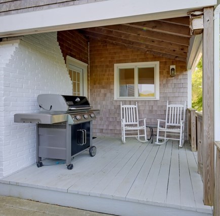 Bourne  Cape Cod vacation rental - Back Porch | Gas Grill