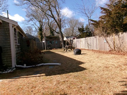 South Yarmouth Cape Cod vacation rental - BBQ, Outdoor Shower, firepit and picnic table