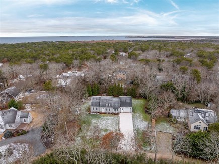 Eastham Cape Cod vacation rental - A bird's eye view shows proximity to Cape Cod Bay