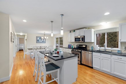 Eastham Cape Cod vacation rental - An eat-in kitchen island with lots of counter space