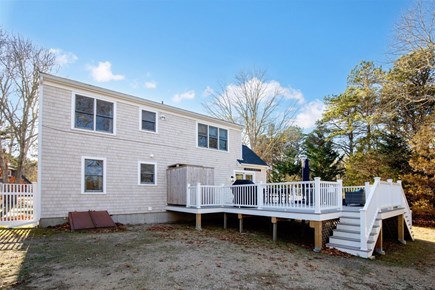 Eastham Cape Cod vacation rental - Large back deck with an outdoor shower