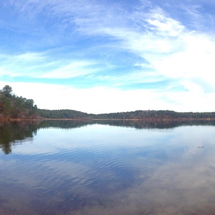 Brewster Cape Cod vacation rental - Walk one mile through Nickerson woods to Cliff Pond for swimming