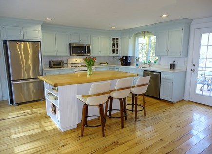 Brewster Cape Cod vacation rental - Lovely kitchen with back door to deck area