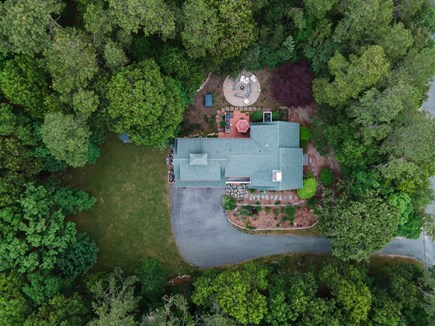 Brewster Cape Cod vacation rental - Aerial view showing privacy of property