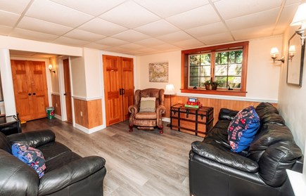 Brewster Cape Cod vacation rental - Game room downstairs adjacent to pool table and half bath