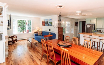 Brewster Cape Cod vacation rental - Family room offers TV, cozy sitting area