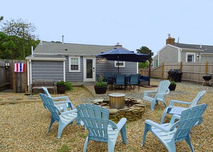 Dennis Port Cape Cod vacation rental - Relax around the fire pit, grill dinner, relax