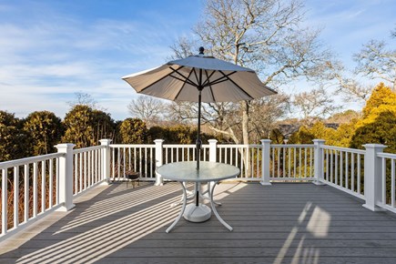 Dennis Cape Cod vacation rental - Deck off of kitchen (winter)