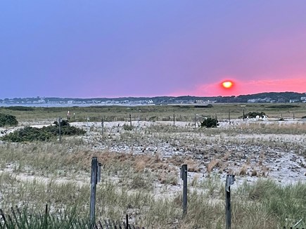 Truro, Beach Point Cape Cod vacation rental - Sunset over Provincetown