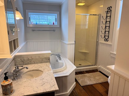 Orleans Cape Cod vacation rental - Master Bathroom with Separate Large Tub and Shower