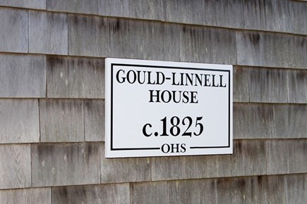 Orleans Cape Cod vacation rental - Orleans Historic Society Plaque on House