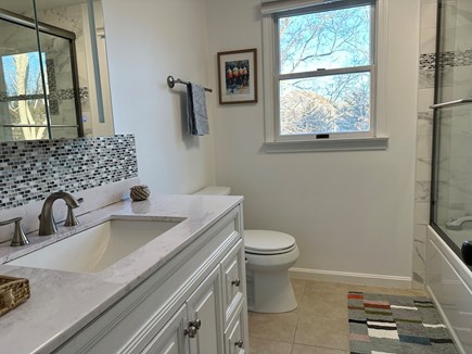 Eastham Cape Cod vacation rental - Upstairs bathroom includes a tub/shower combo with whirlpool jets