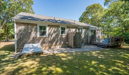 Brewster Cape Cod vacation rental - Backyard Deck, Outdoor Shower & Deck