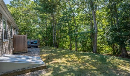 Brewster Cape Cod vacation rental - Backyard, Outdoor Shower & Deck