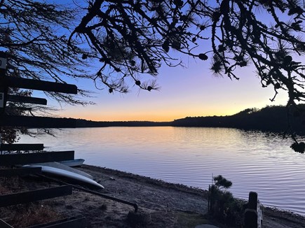 Brewster Cape Cod vacation rental - Sheep Pond at sunset