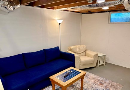 Brewster Cape Cod vacation rental - Basement TV/Rec Room