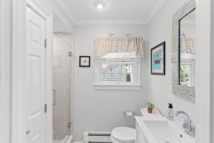 Chatham Cape Cod vacation rental - Main level bathroom with a standup shower