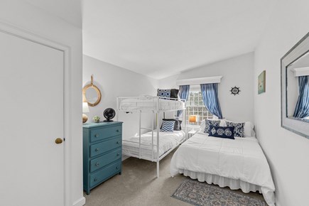 Chatham Cape Cod vacation rental - Third bedroom upstairs with a full bed and a twin bunk bed