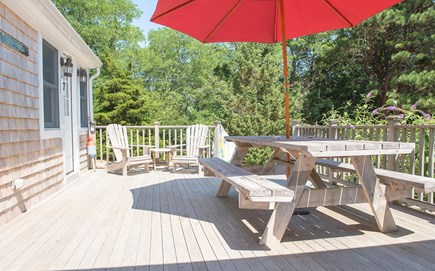 Eastham Cape Cod vacation rental - Deck off kitchen