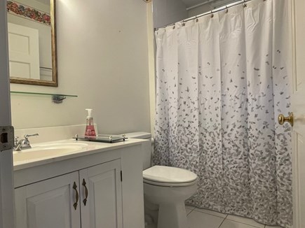 Harwich Cape Cod vacation rental - Primary bath with tub & shower