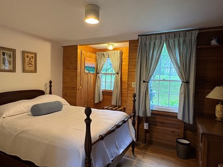 Harwich Cape Cod vacation rental - 2nd original BR with full size bed and fireplace (not usable)