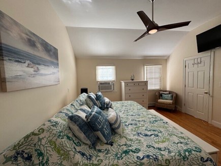 West Yarmouth-Lewis Bay Neighb Cape Cod vacation rental - Primary Bedroom with King Bed and Smart TV