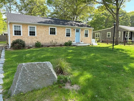Falmouth Cape Cod vacation rental - Front of house.  Shutters and window boxes coming soon.