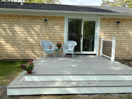 Falmouth Cape Cod vacation rental - Back deck.