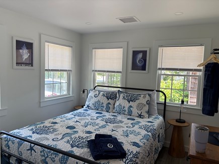 Falmouth Cape Cod vacation rental - Queen bedroom with flat screen Television.