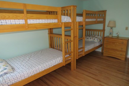 Eastham Cape Cod vacation rental - Third Bedroom with two sets of Bunkbeds