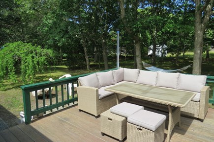 Eastham Cape Cod vacation rental - Back Deck and Yard