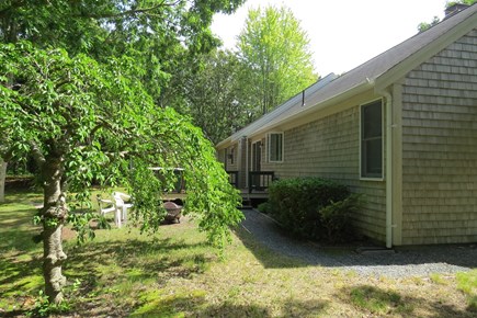 Eastham Cape Cod vacation rental - Naturally Landscaped Back Yard