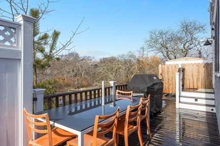 Provincetown Cape Cod vacation rental - Large deck with seating