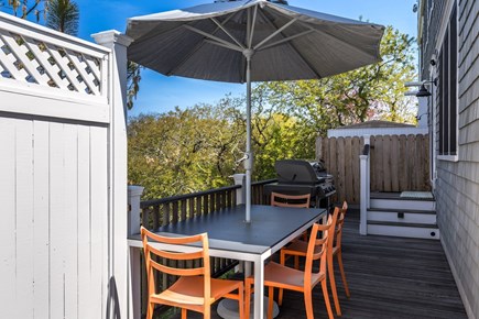 Provincetown Cape Cod vacation rental - Outdoor table, grill, and outdoor shower