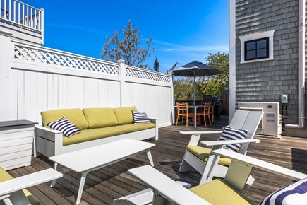 Provincetown Cape Cod vacation rental - Large Deck with seating
