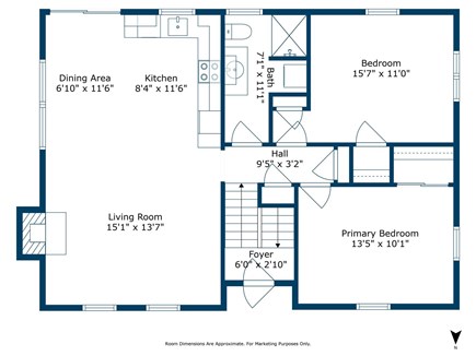 Falmouth Cape Cod vacation rental - Upper level