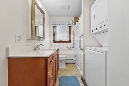 Falmouth Cape Cod vacation rental - Bathroom with Laundry