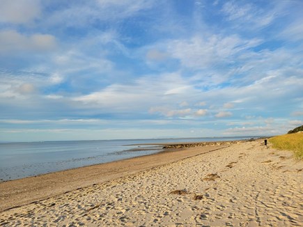 Brewster on the beach Cape Cod vacation rental - Beautiful Safe Private beach with 365 ft long for 4 cottages.