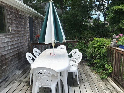 Sandwich Cape Cod vacation rental - Large back deck