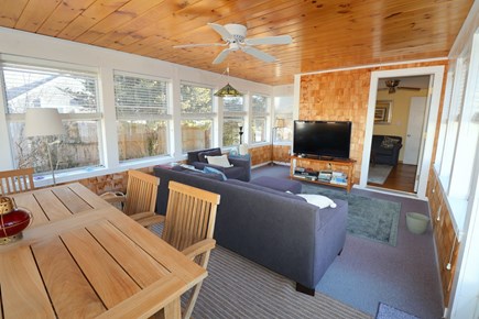 Brewster Cape Cod vacation rental - Fabulous porch for gathering, dining, playing games