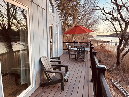 East Falmouth Cape Cod vacation rental - Deck view