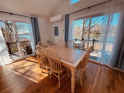 East Falmouth Cape Cod vacation rental - Dining room with water views or dine outside on the deck!