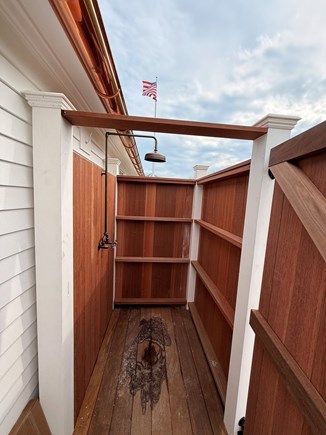 Dennis, Mayflower/Bayview Beach Cape Cod vacation rental - Outdoor Rinse Station
