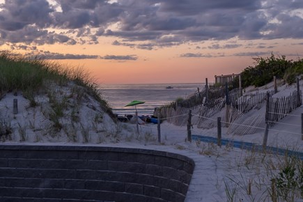 Dennis, Mayflower/Bayview Beach Cape Cod vacation rental - View from outdoor dining area